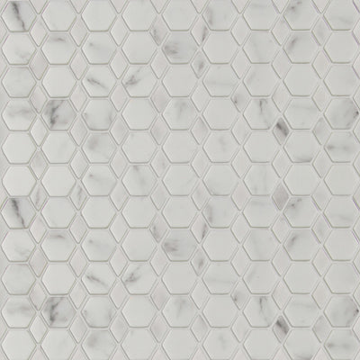 Studio Marble Impressions Linx Mosaic 12X12 Grey/White Honed
