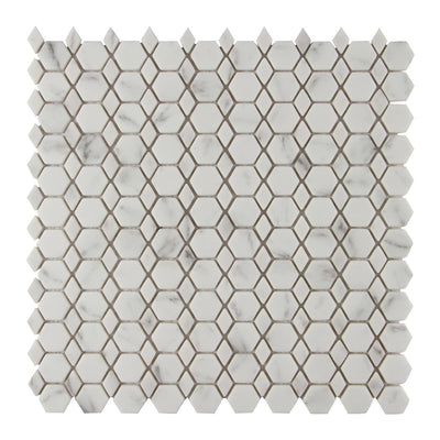 Studio Marble Impressions Linx Mosaic 12X12 Grey/White Honed