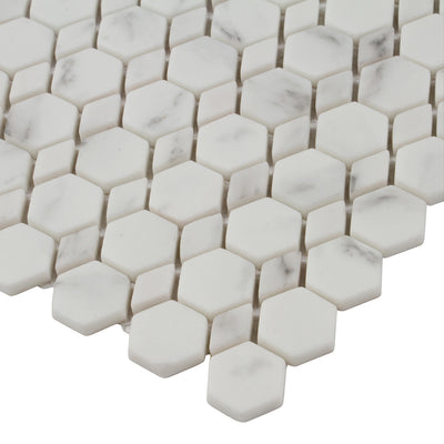 Studio Marble Impressions Linx Mosaic 12X12 Grey/White Honed