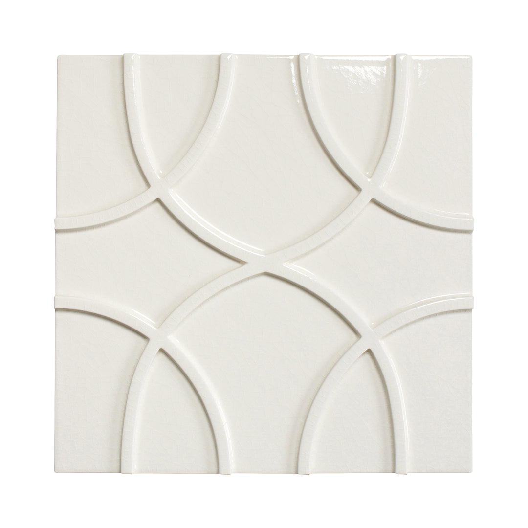 Studio Moderne Deco 15X15 Ecru Gloss