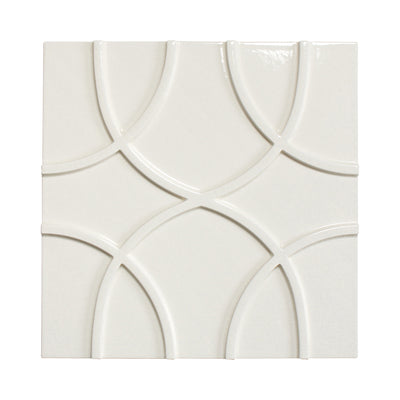Studio Moderne Deco 15X15 Ecru Gloss
