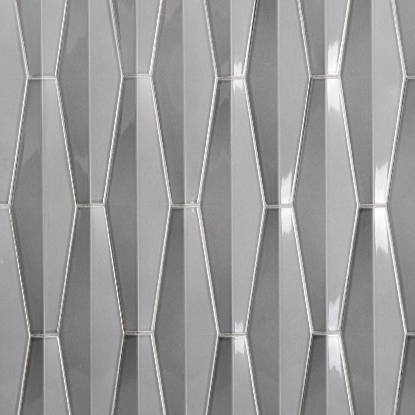 Studio Moderne Deco 2-1/8X12 Sterling Gloss