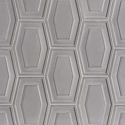 Studio Moderne Deco 5-3/8X9 Sterling Gloss