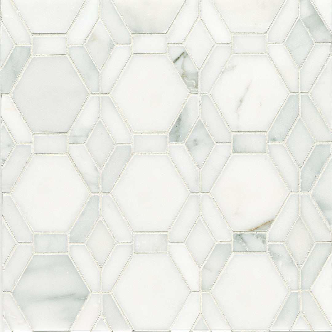 Studio Moderne Stone Mosaic 10-1/4X10-1/8 Calacatta Honed