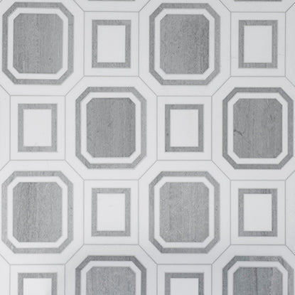 Studio Moderne Stone Mosaic 16-1/4X7-1/4 Steel Grey Honed
