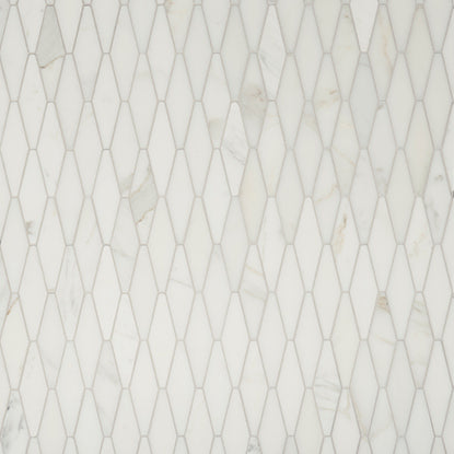 Studio Moderne Stone Petite Mosaic 12-1/16X6-13/16 Calacatta Honed