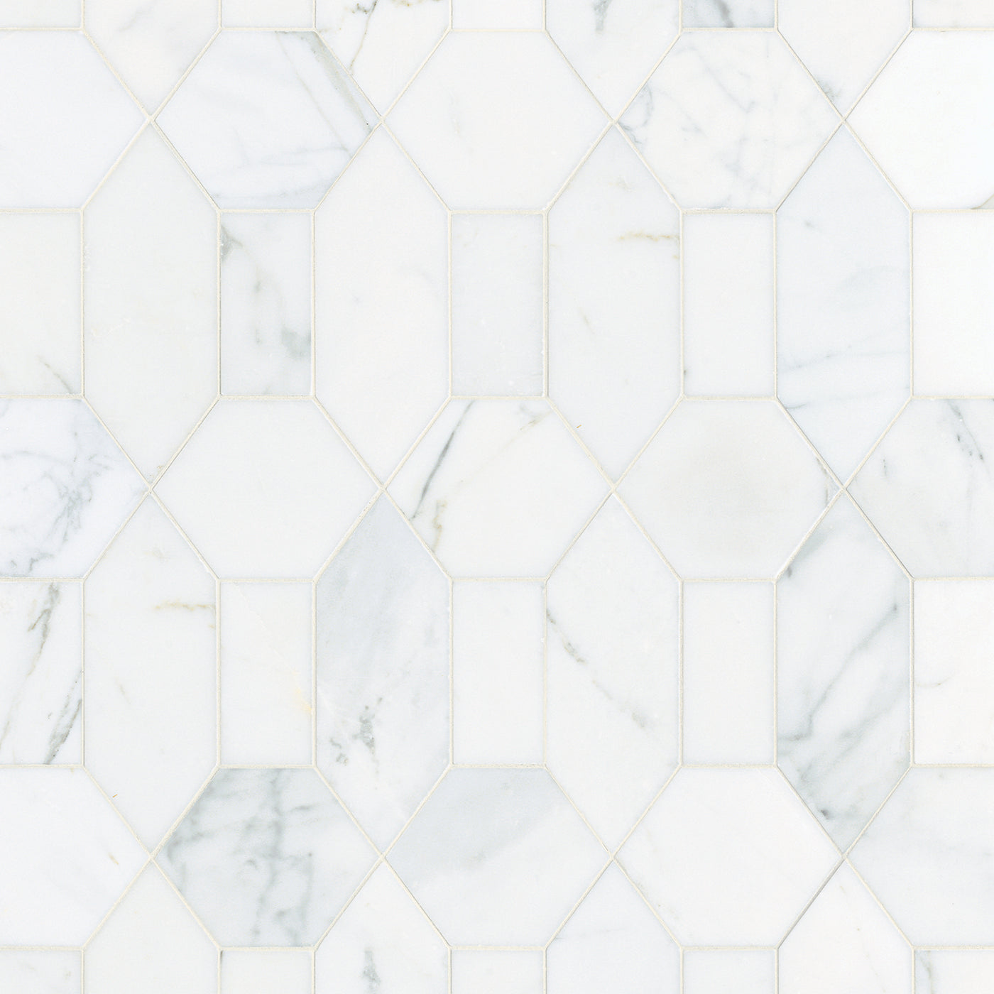Studio Moderne Stone Mosaic 11-1/8X13-3/8 Calacatta Honed