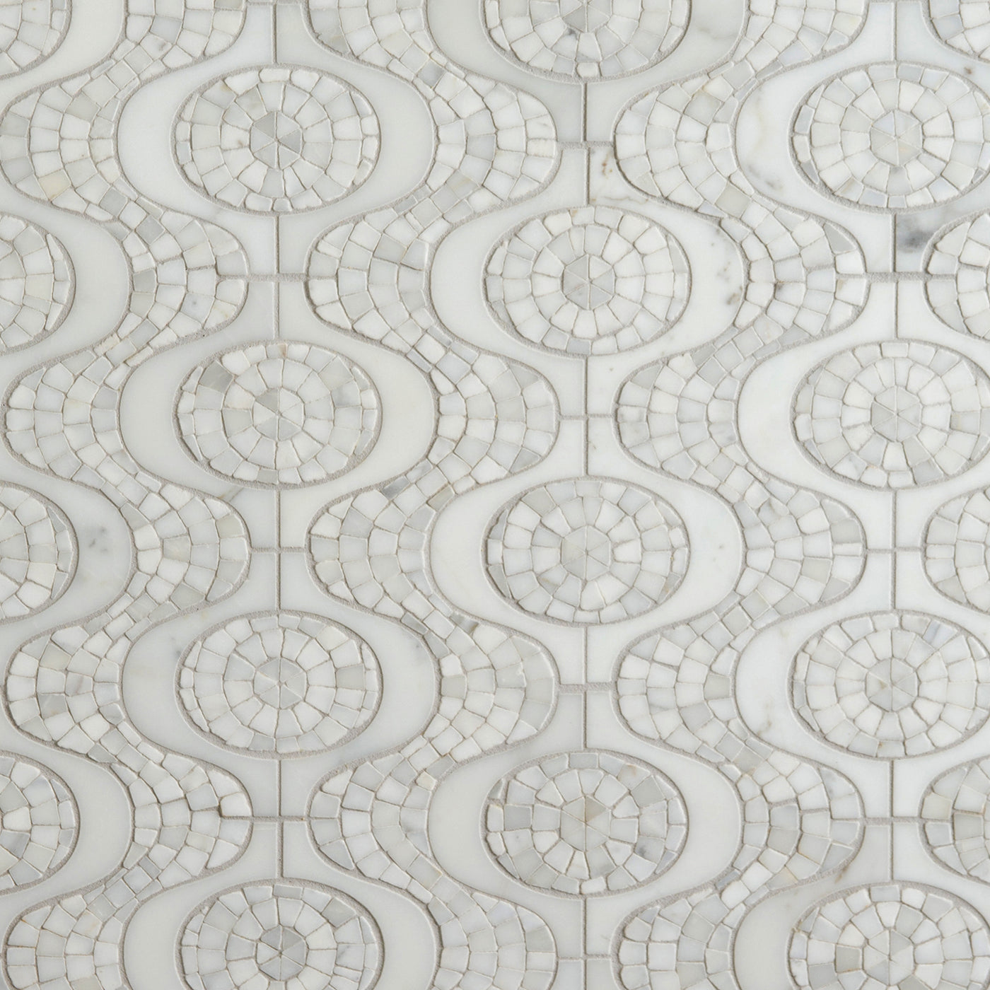 Tangent Mosaic 10-3/8X9-1/8 Calacatta Honed