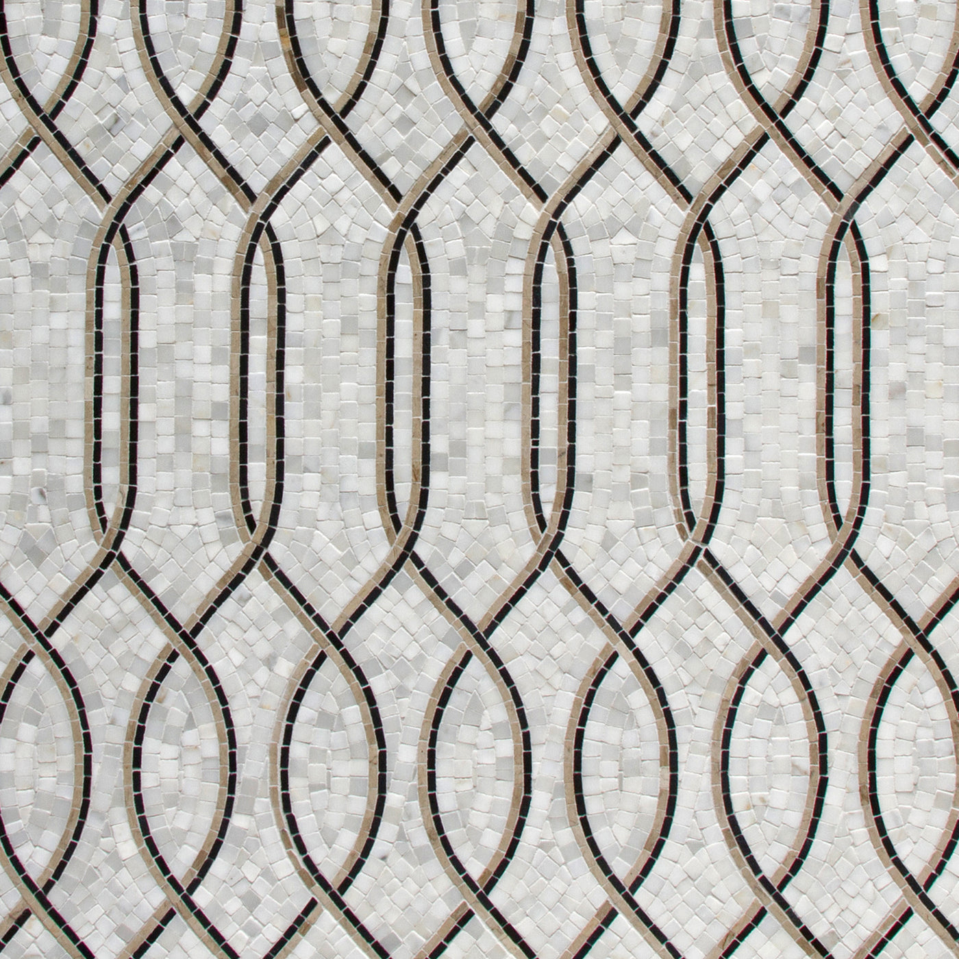 Tangent Mosaic 16-1/2X9-1/4 Calacatta Honed