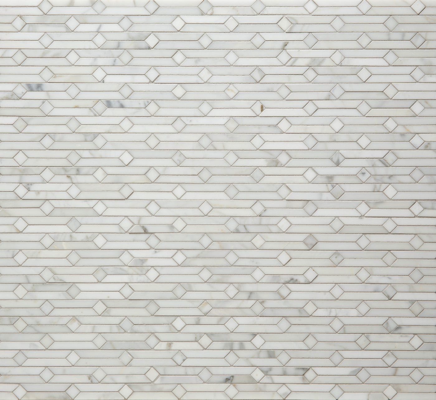 Tangent Mosaic 11-1/4X9-1/8 Calacatta Honed