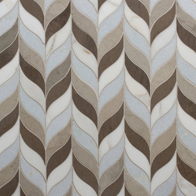 Tangent Mosaic 7-5/8X11-15/16 Celeste Honed