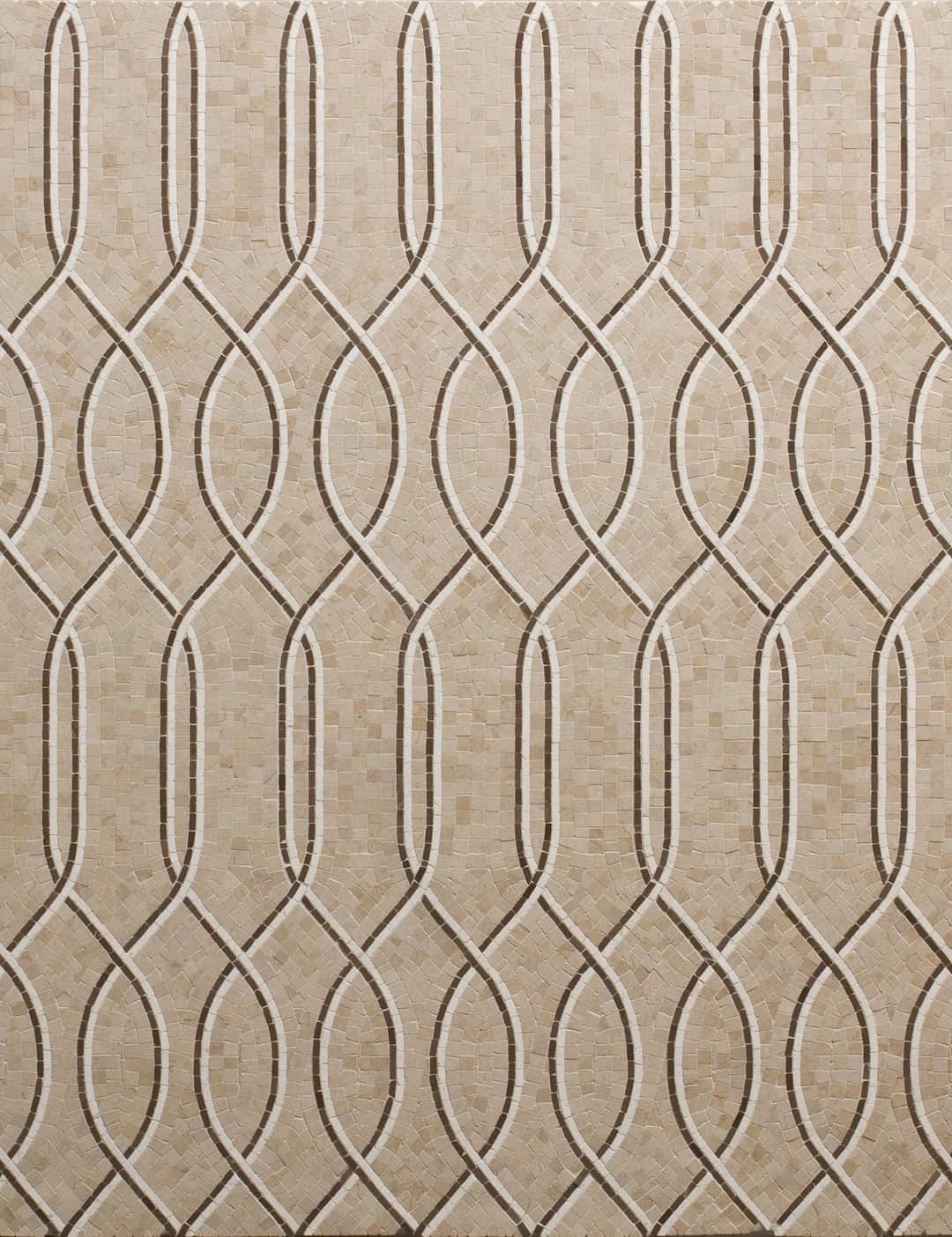 Tangent Mosaic 16-1/2X9-1/4 Linen Honed
