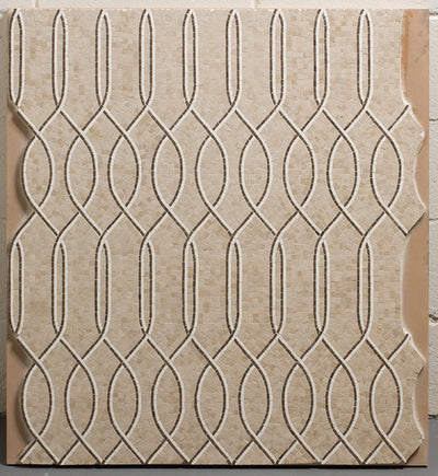 Tangent Mosaic 16-1/2X9-1/4 Linen Honed