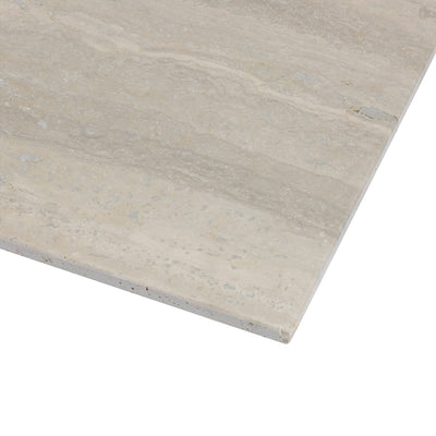 Travertine 12X24 Siena Silver Honed