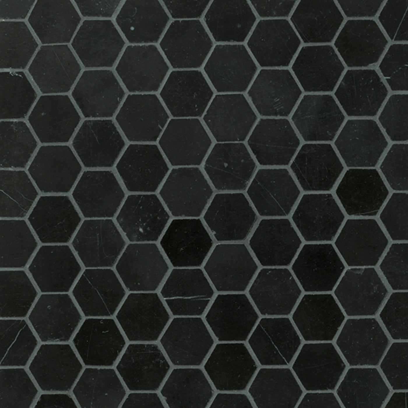 Tribeca Hexagon Mosaic 11-3/4X11-3/4 Basic Black Honed