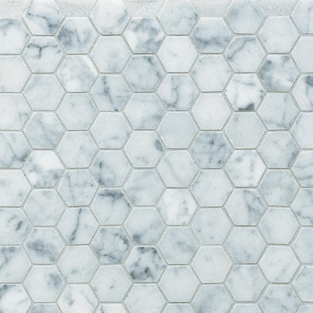 Tribeca Hexagon Mosaic 11-3/4X11-3/4 Classic White Honed