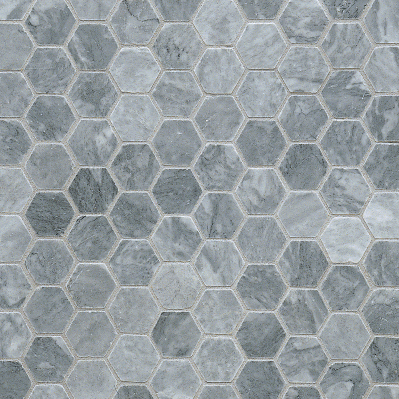 Tribeca Hexagon Mosaic 11-3/4X11-3/4 Flatiron Grey Honed