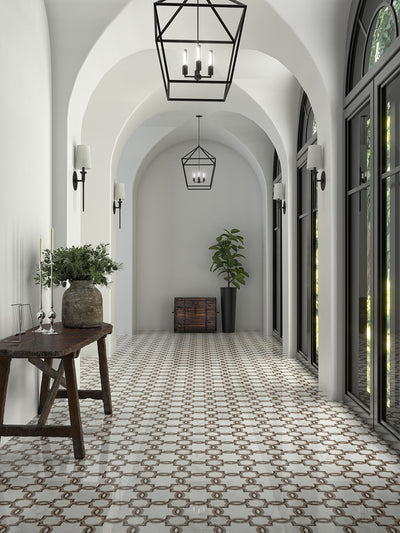 Villa D Oro Mosaic 9-1/2X9-1/2 Cafe Polished
