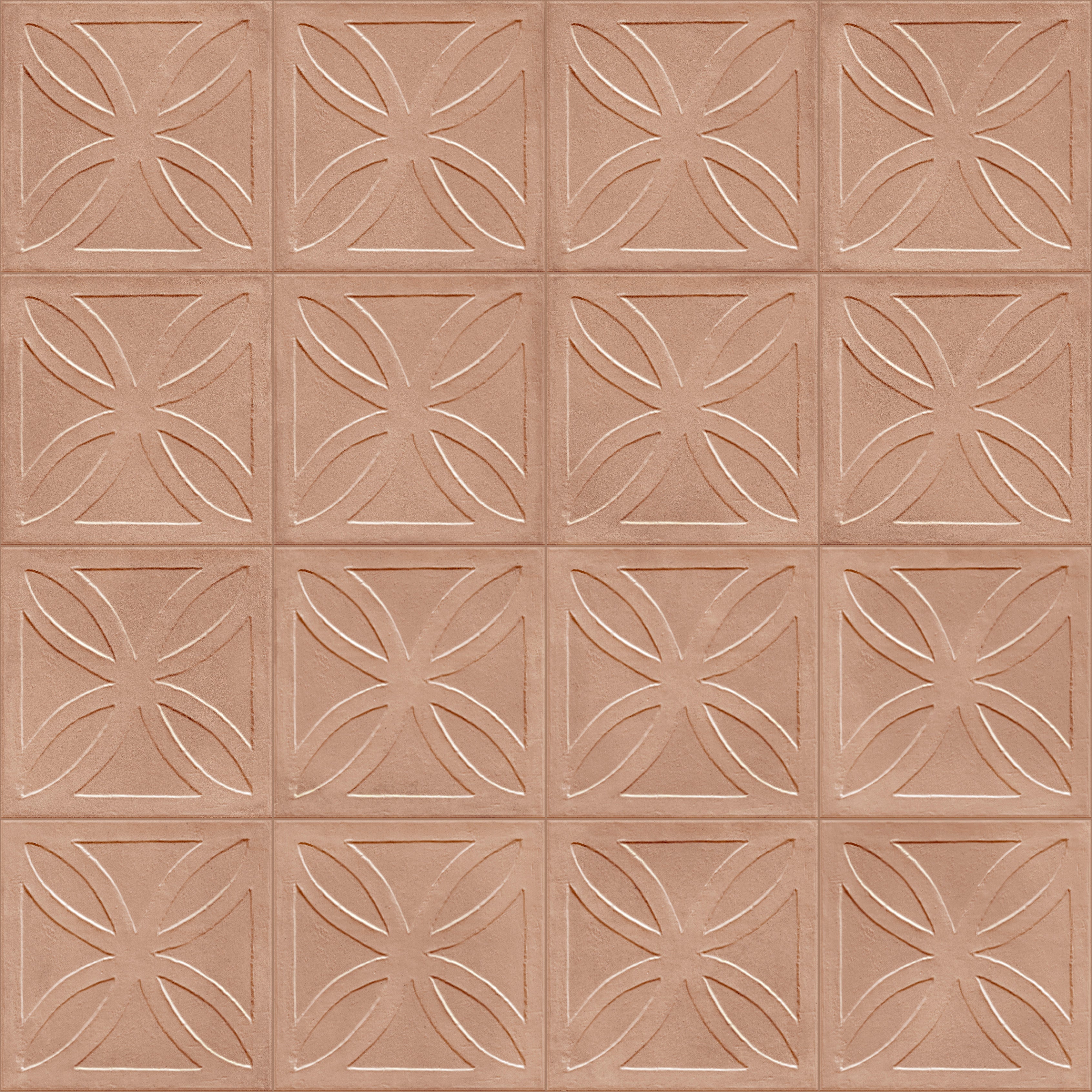 Amuri Struttura 3D 8X8 Gelosia Cotto - Elit Tile