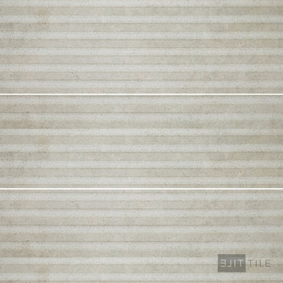 Richmond Struttura 3D Tile 13X39 Silver Matte