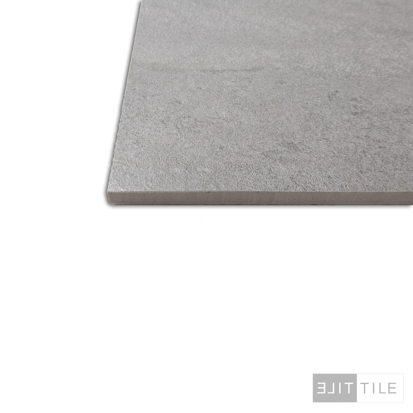 HURRICANE PORCELAIN TILE 12X24 SILVER MATTE PRIMARY CORNE SHOT