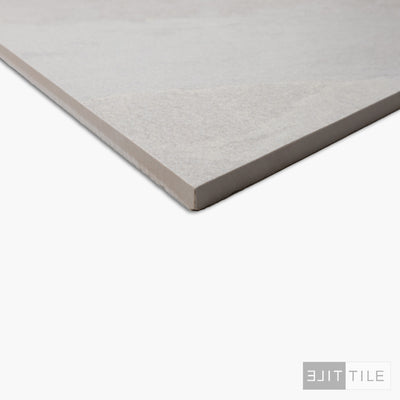 HURRICANE PORCELAIN TILE 24X24 WHITE MATTE PRIMARY ANGLE SHOT