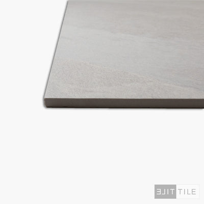 HURRICANE PORCELAIN TILE 24X24 WHITE MATTE PRIMARY CORNE SHOT