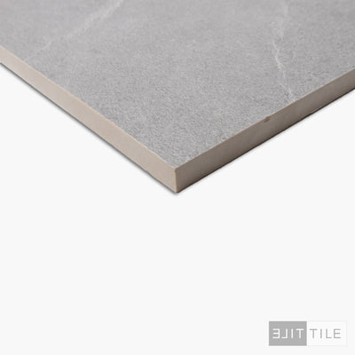 HURRICANE PORCELAIN TILE 24X48 SILVER MATTE PRIMARY ANGLE SHOT