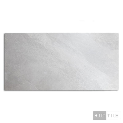 Hurricane Porcelain Tile 24X48 Silver Matte Primary Shot