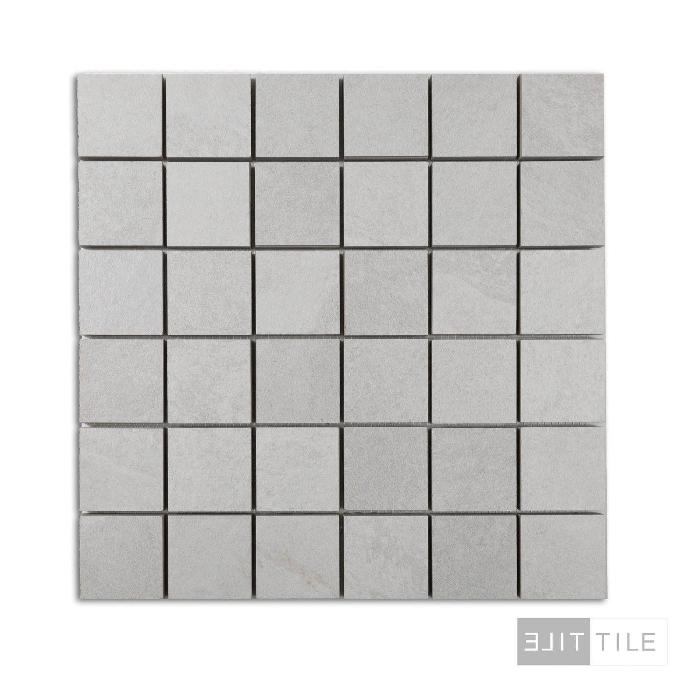 HURRICANE PORCELAIN MOSAIC 12x12 WHITE MATTE PRIMARY SHOT