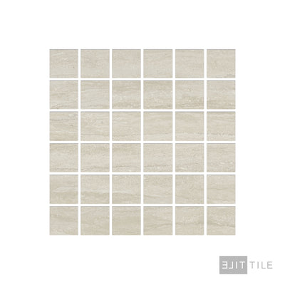 Dorset Mosaic A Matte 2X2 Beige Vein Cut