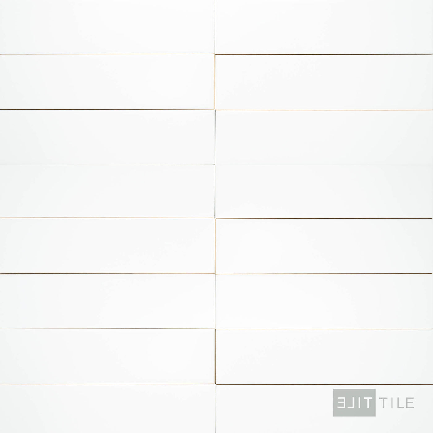 Color Collection Ceramic Tile 3X12 U281 Ice White Matte