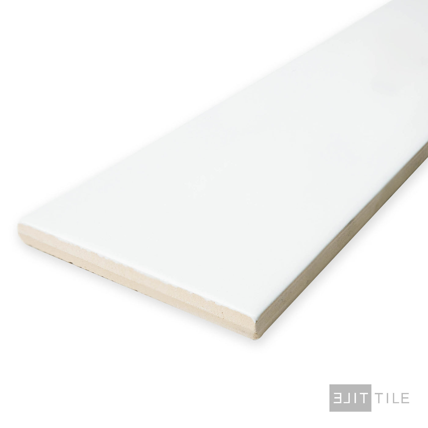 Color Collection Ceramic Tile 3X12 U281 Ice White Matte