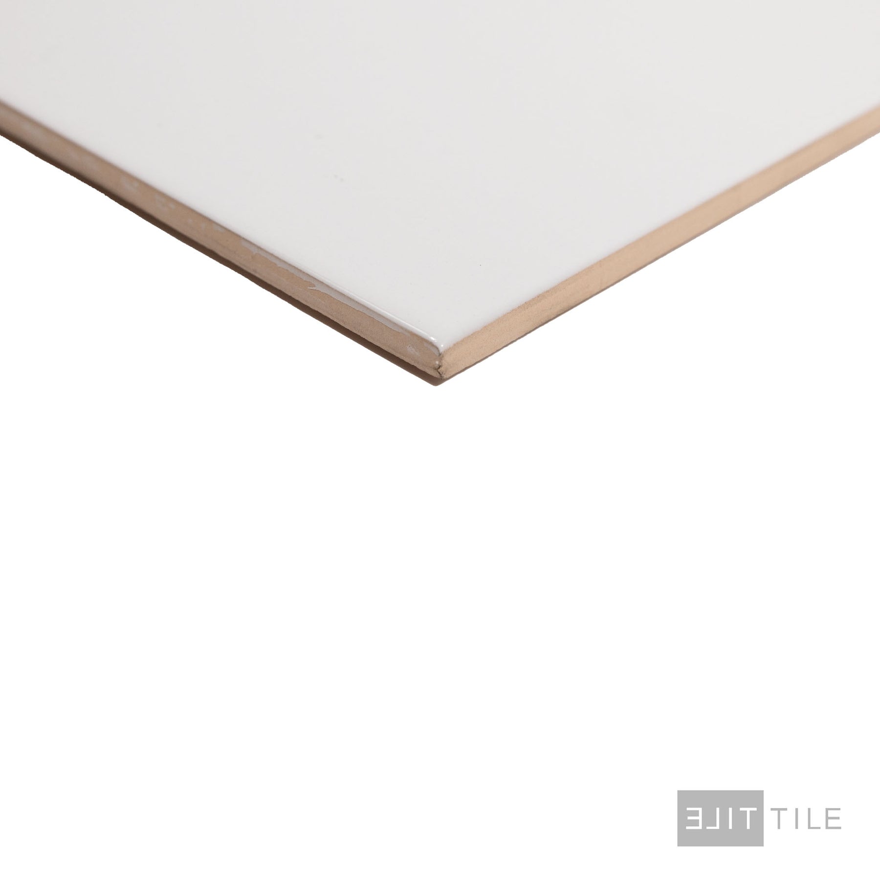 6x18 Color Collection Ceramic Tile Glossy 6X18 U081 White Ice Bright - Elit Tile