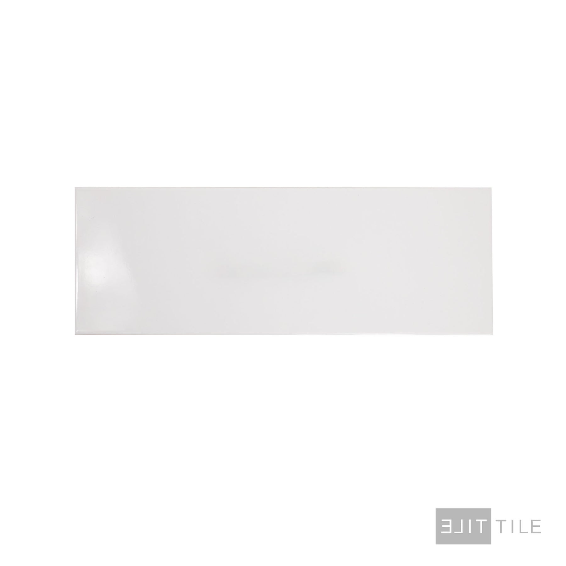 6x18 Color Collection Ceramic Tile Glossy 6X18 U081 White Ice Bright – Elit Tile