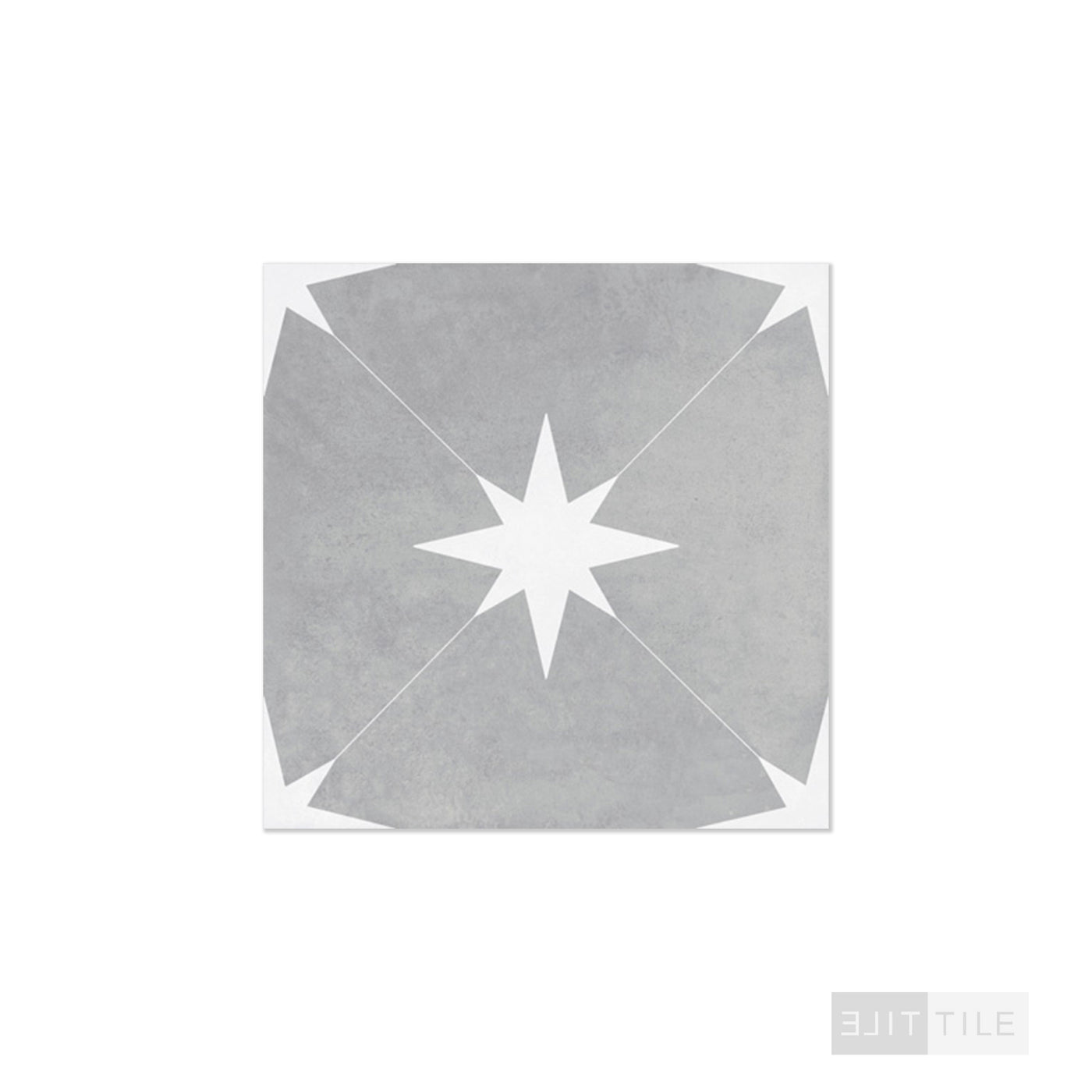 Starburst Porcelain 8.7X8.7 Ponent Grey Matte