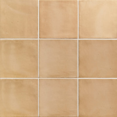 Clay Porcelain 5X5 Square Sand Matte