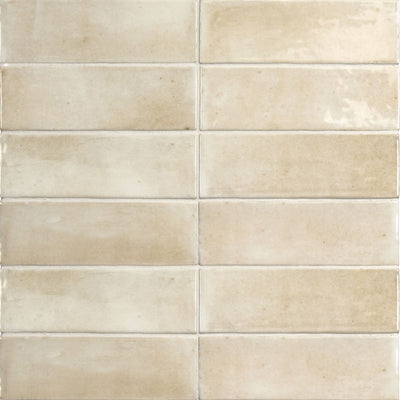 Soco Porcelain 2X6 Beige Glossy