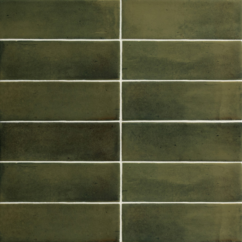 Soco Porcelain 2X6 Green Matte – Elit Tile