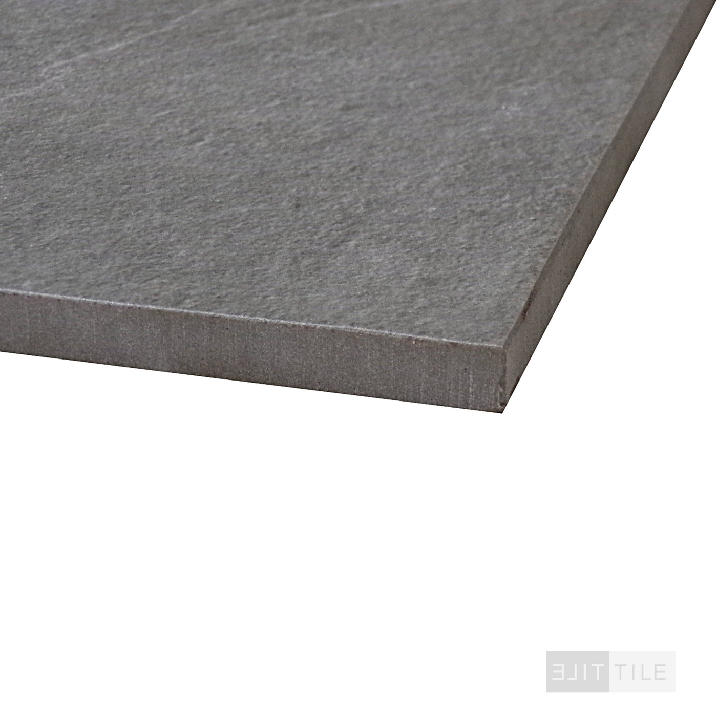 CORNERSTONE CERAMIC TILE 12X24 SLATE GREY NATURAL PRIMARY ANGLE SHOT