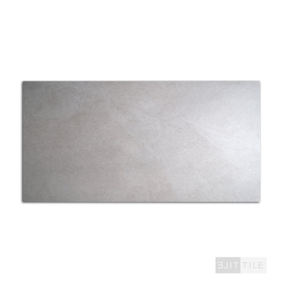 CORNERSTONE CERAMIC TILE 18X36 SLATE WHITE NATURAL PRIMARY SHOT