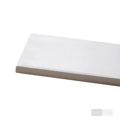 TOTALOOK TILE 2.5X10 BIANCO GLOSSY PRIMARY CORNER SHOT