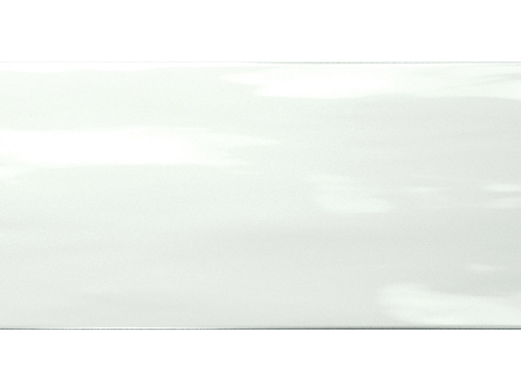 Onda Wall Tile 6X16 White  Glossy