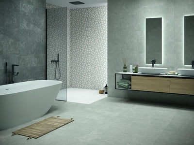 Porcelanite -Wall 9541 Releive 12X36 Gris Matte