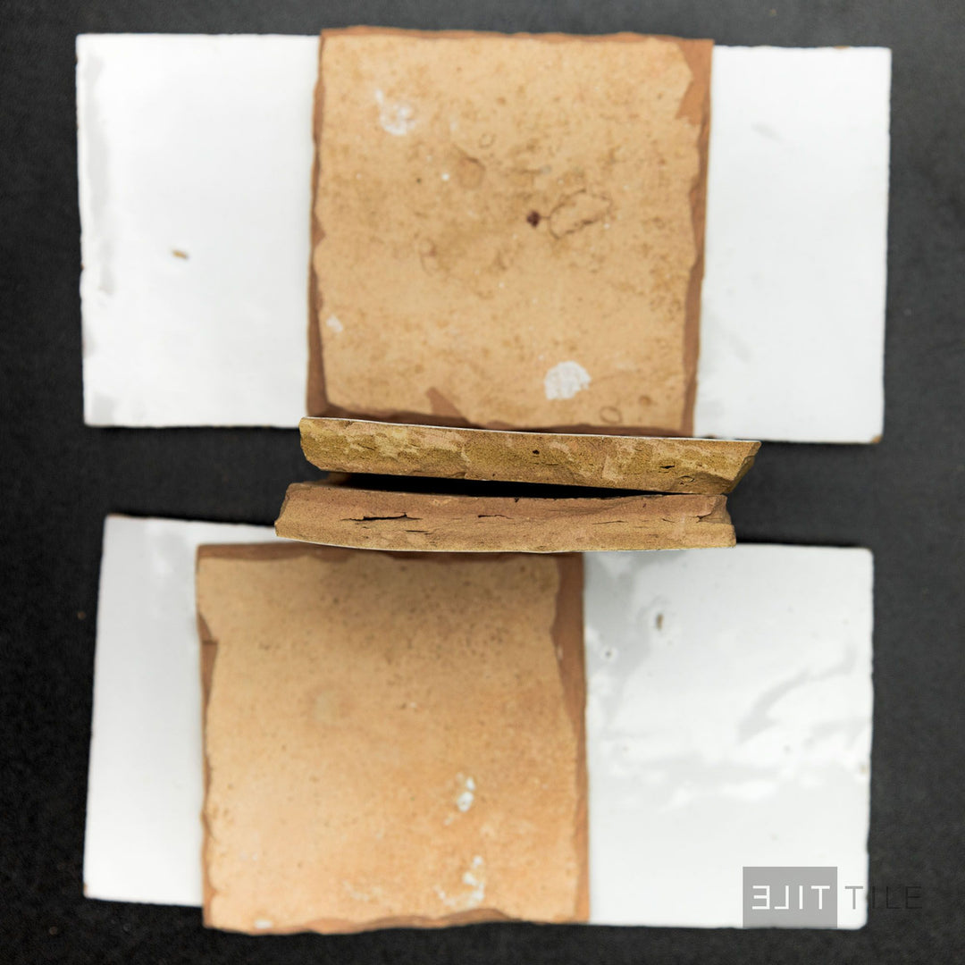 Zellige Classique Gloss 4X4 Atlas White – Elit Tile