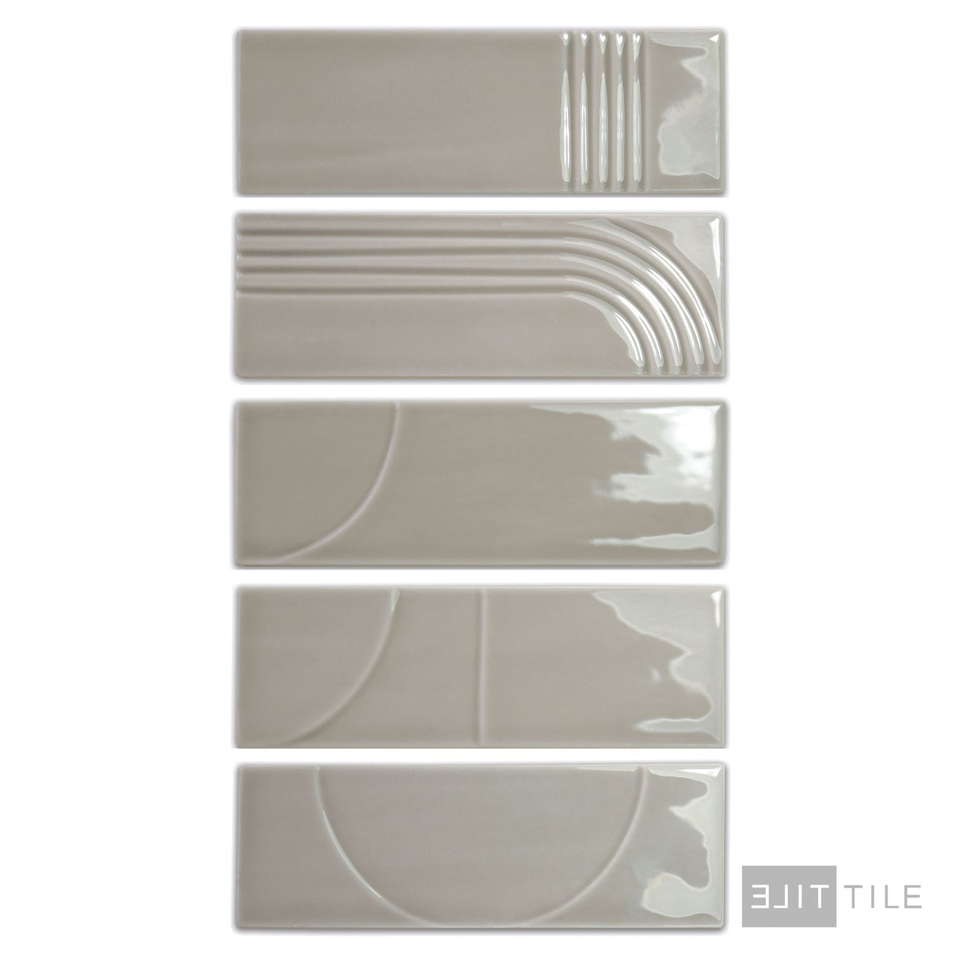 Glow Decor Glossy 2X6.3 Grey