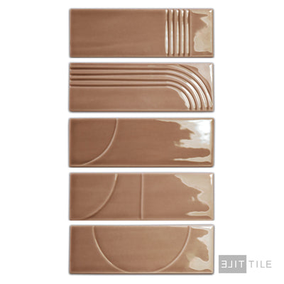 Glow Decor Glossy 2X6.3 Caramel