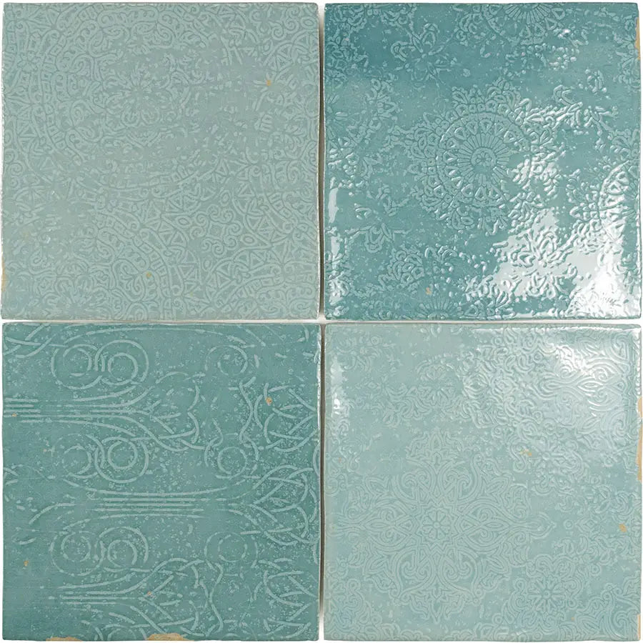 Mestizaje Decor Glossy 5X5 Aqua