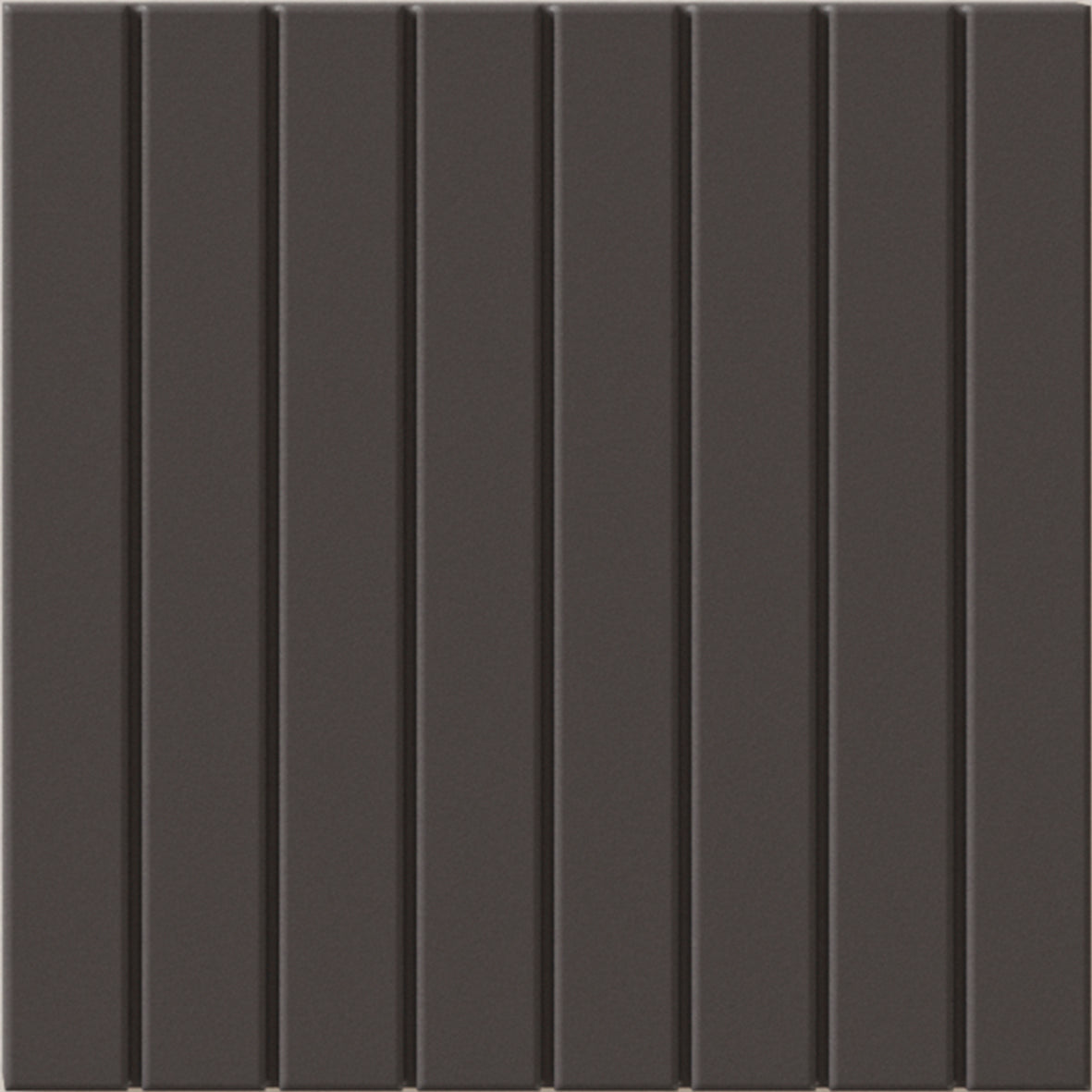 Raster Lines S Matte 6X6 Basalt