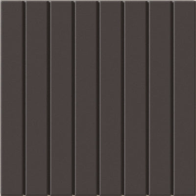 Raster Lines S Matte 6X6 Basalt